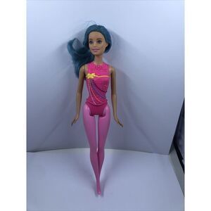 Barbie Fairytopia Candy Fairy Blue Hair & Pink Molded Outfit 2013/15